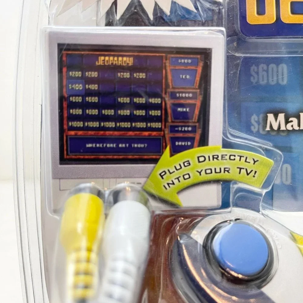 Jeopardy Plug & Play TV Video Game Edition 1 2007 Jakks Pacific New Sealed